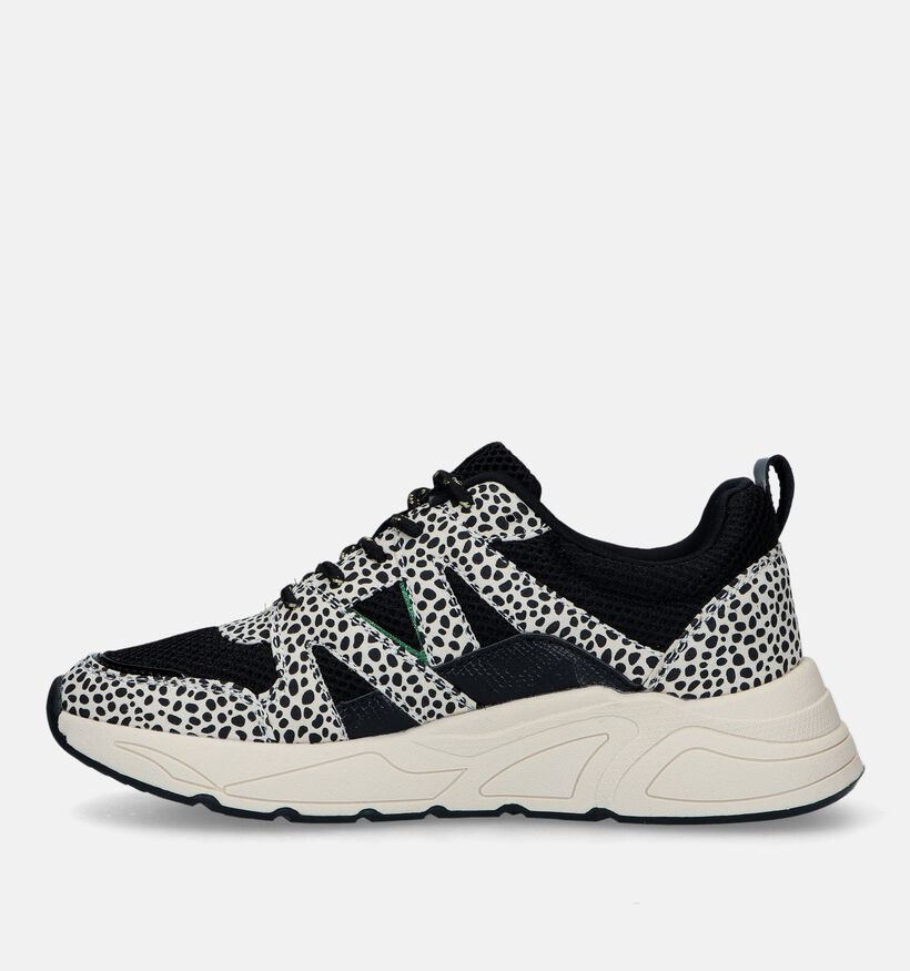 Poelman Baskets casual en Noir pour femmes (332737)