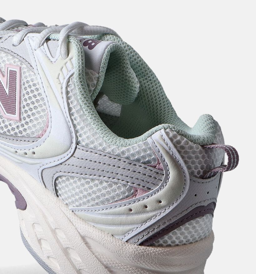 New Balance U 530 Baskets en Blanc pour femmes (349726) - pour semelles orthopédiques