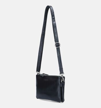 Signatur Sacs porté croisé Noir/Cognac