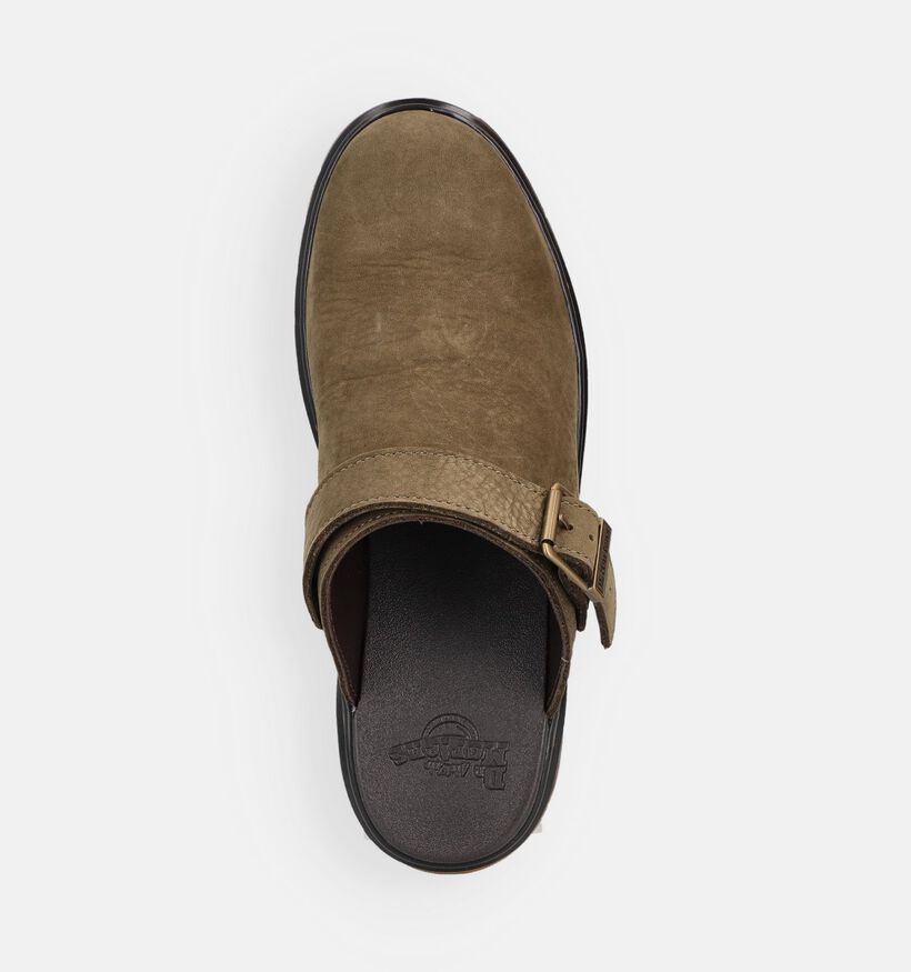 Dr. Martens Brookline Mule Clogs en Vert kaki pour hommes (368295)