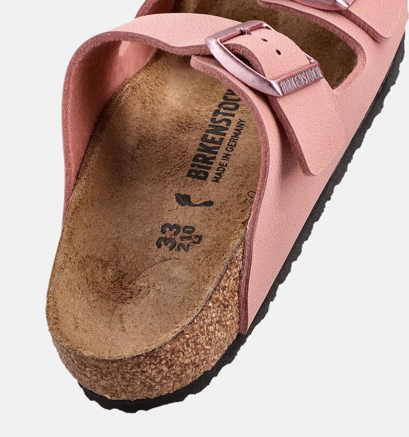 Birkenstock Arizona Nu-pieds en Rose pour filles (368474)