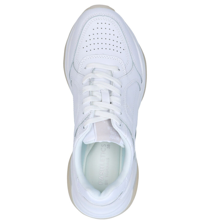 Tamaris Fashletics Baskets en Blanc en cuir (269732)