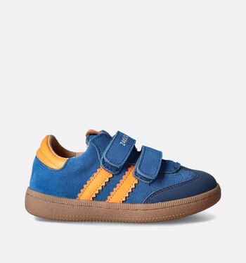 Chaussures à scratch bleu