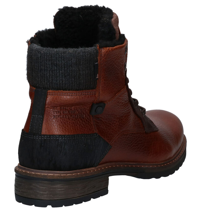 Bullboxer Cognac Boots in leer (276992)