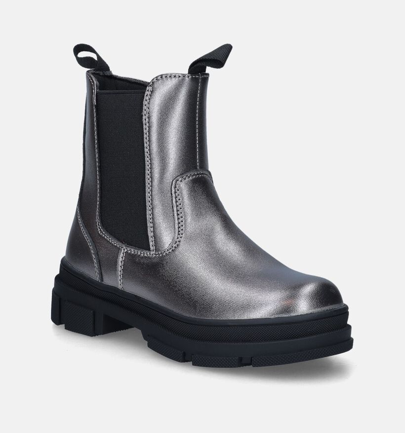 Milo & Mila Bottines Chelsea en Argent pour filles (346911)