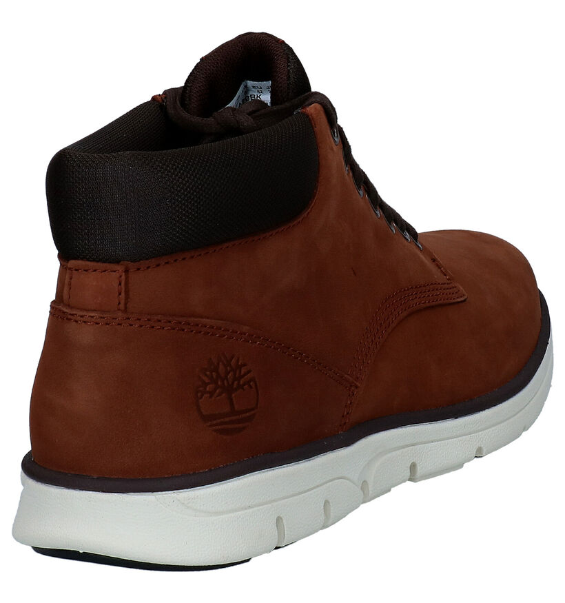 Timberland Bradstreet Chukka Chaussures hautes en Cognac pour hommes (313505)