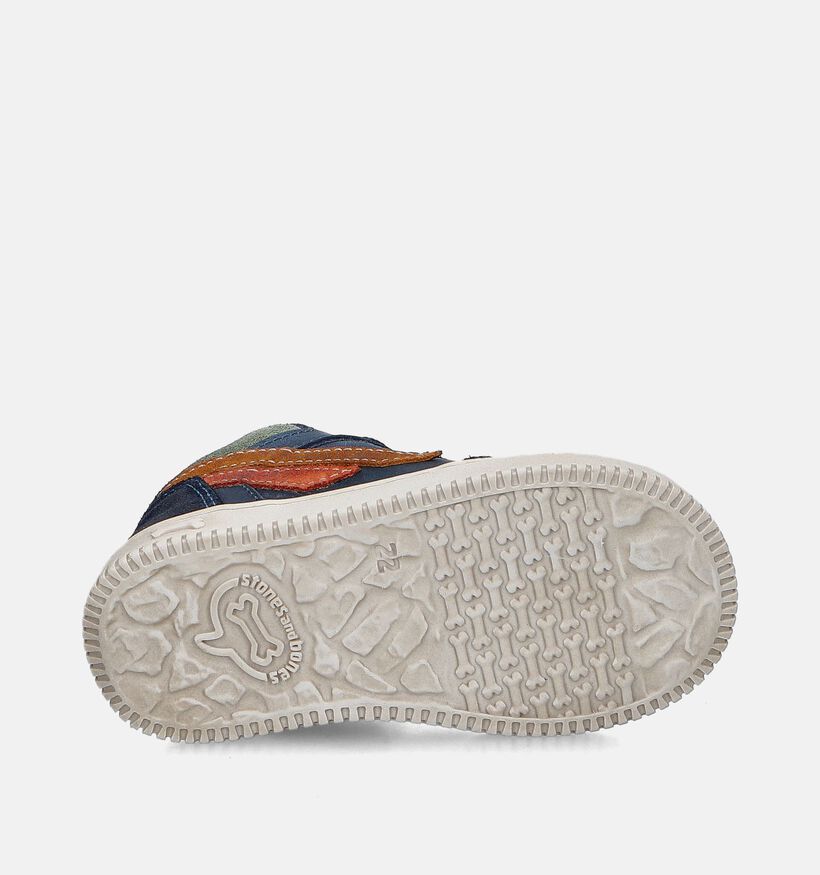STONES and BONES Nomi Blauwe Babyschoenen voor jongens (349167) - geschikt voor steunzolen