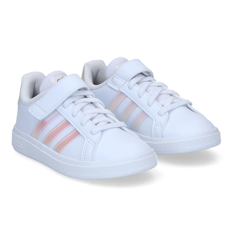 adidas Grand Court 2.0 EL Baskets en Blanc pour filles (324671)