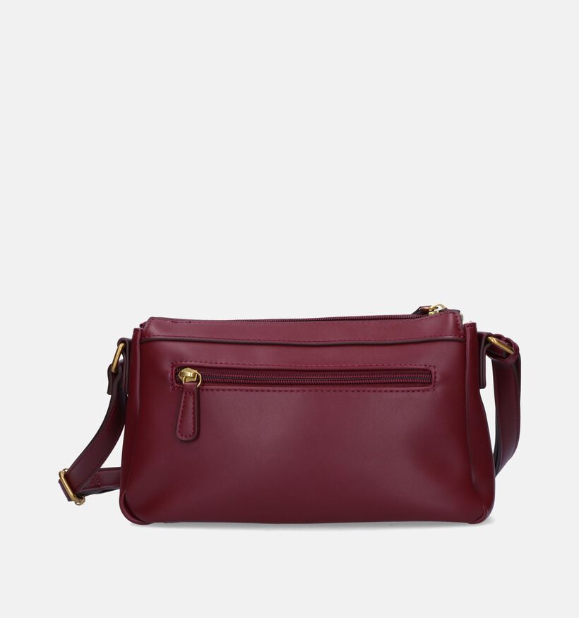 Laurent David Croco Bordeaux Crossbody Tas voor dames (333641)