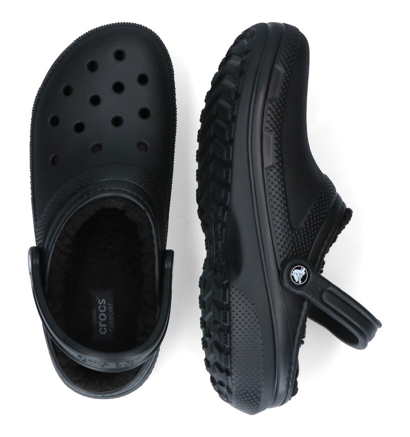 Crocs Classic All Lined Nu-pieds en Noir pour hommes (347562)