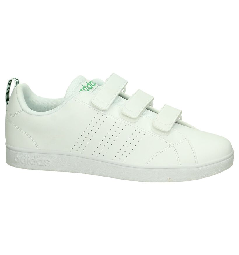 Witte adidas Advantage Clean Sneakers, , pdp