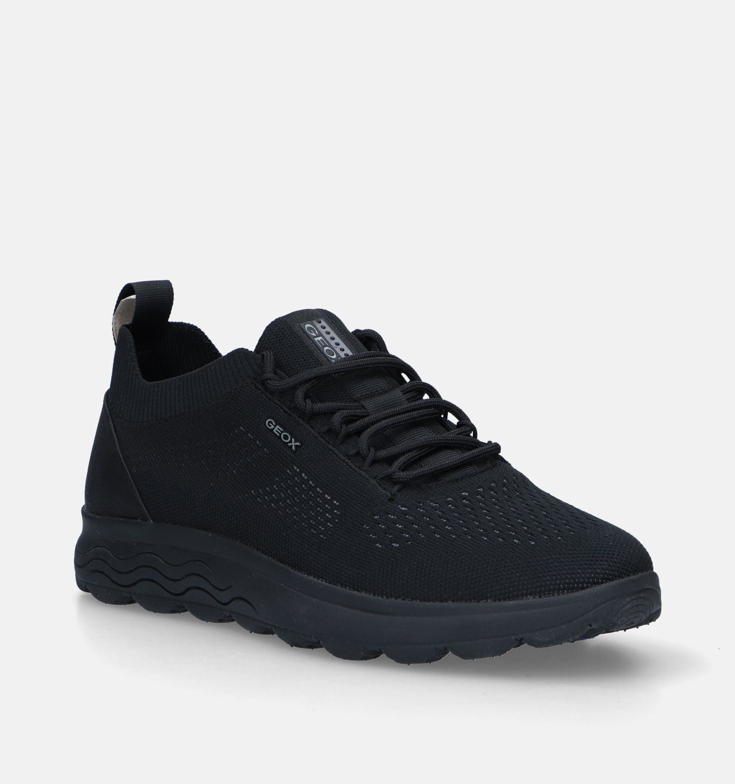 Geox Spherica Zwarte Sneakers Heren Sneakers Online op TORFS.BE