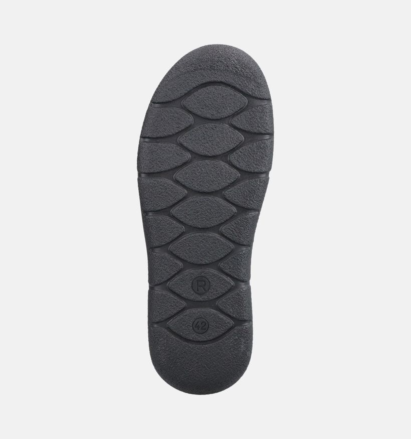 Rohde Pantoufles ferm&eacute;es en Noir pour hommes (379275) - pour semelles orthop&eacute;diques