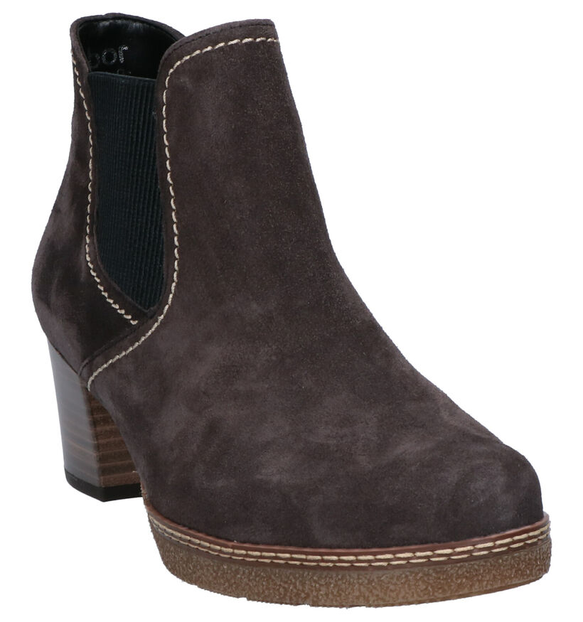 Gabor OptiFit Bottillons en Gris en daim (254007)