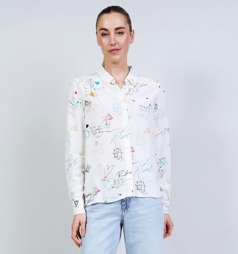 Vila Debbie Ace Blouse en Beige pour femmes (368105)