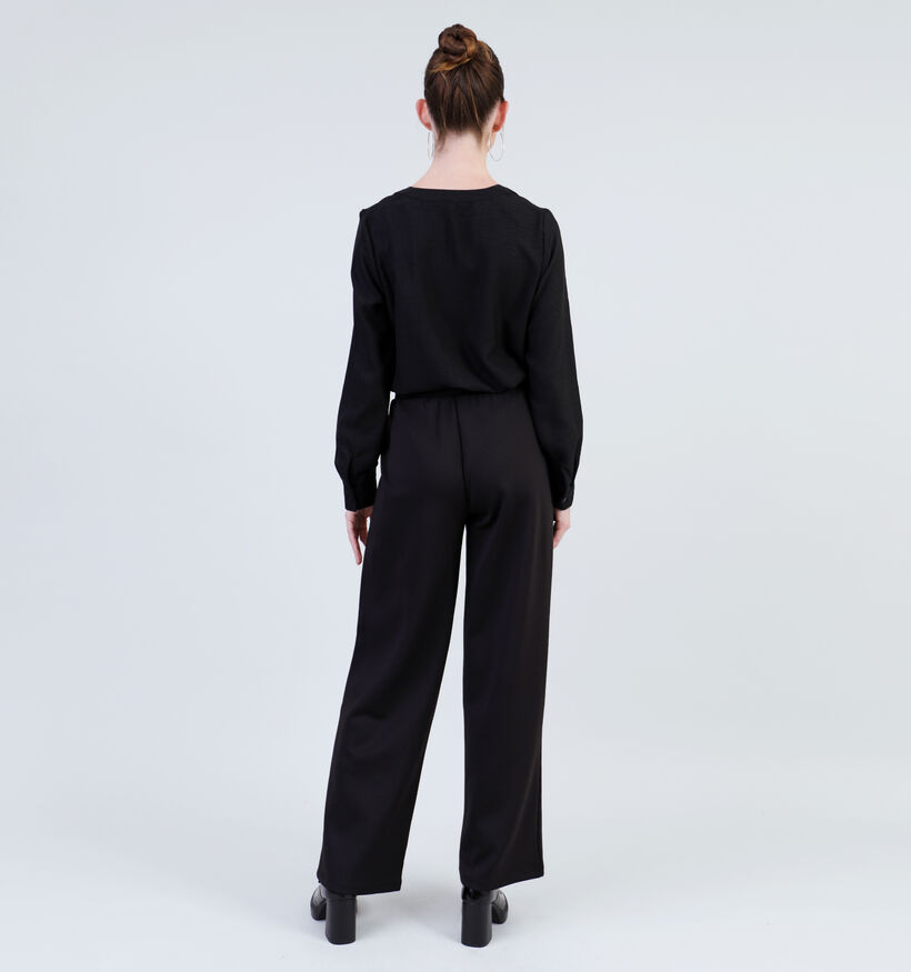 Vero Moda Panna Pantalon large en Noir pour femmes (332598)