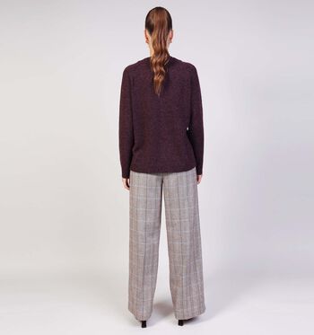 Vero Moda Curve Truien Blauw/Roze/Bordeaux