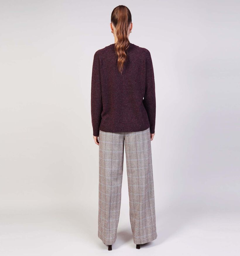 Vero Moda Curve Doffy Bordeaux Trui voor dames (362595)