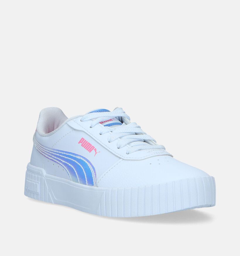 Puma Carina 2.0 Deep Dive Baskets en Blanc pour filles (334524) - pour semelles orthopédiques