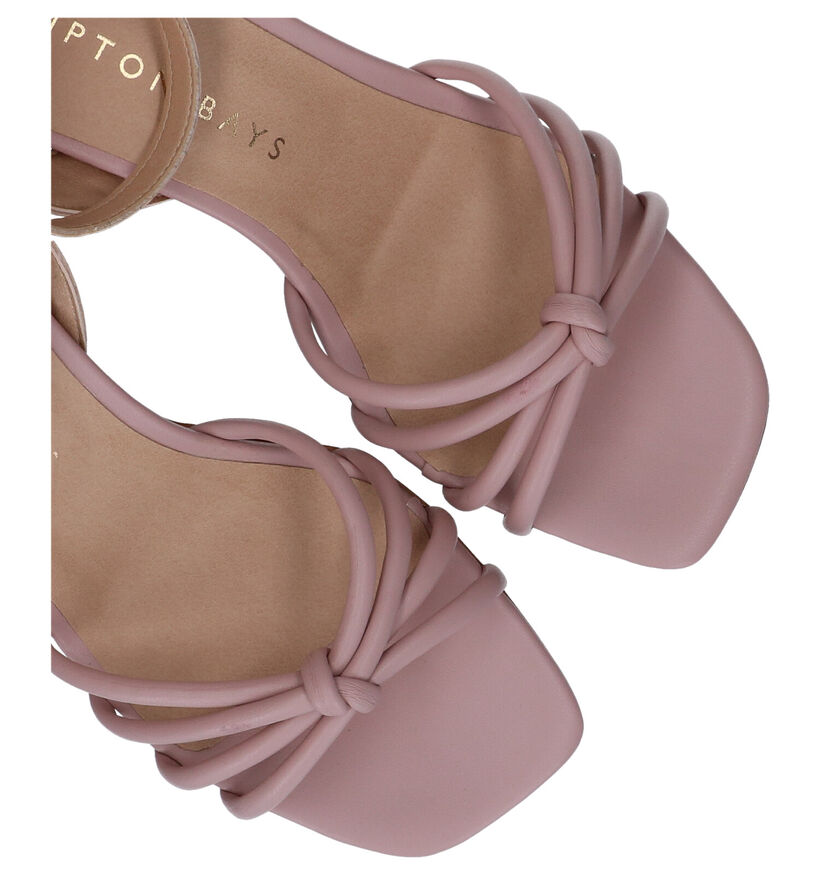 Hampton Bays Sandales à talons en Rose pour femmes (290742)