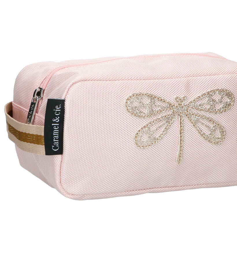 Caramel & cie Trousse de Toilette en Rosé en textile (294205)