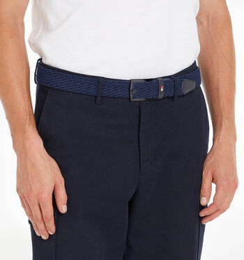 Tommy Hilfiger Riemen Zwart/Beige/Blauw