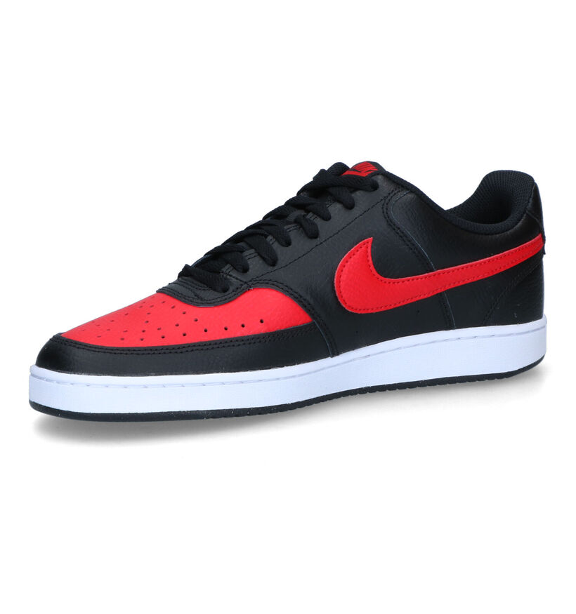 Nike Court Vision Rood Zwarte Sneakers voor heren (316532)