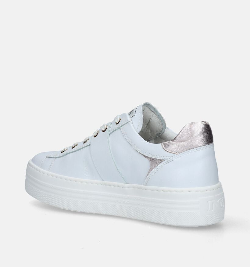 NeroGiardini Baskets casual en Blanc pour femmes (337182) - pour semelles orthopédiques