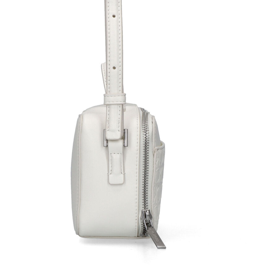 Calvin Klein Camera Bag Witte Handtas met riem voor dames (329105)