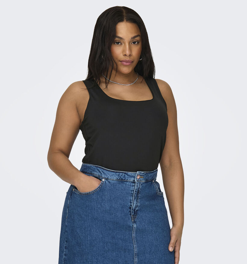 ONLY Carmakoma Carea Débardeur en Noir pour femmes (358223)