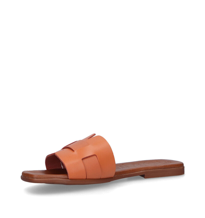 Oh My Sandals Oranje Slippers voor dames (334639)