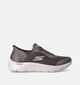 Skechers Go Walk Flex Bruine Slip-ins voor heren (357778) - geschikt voor steunzolen