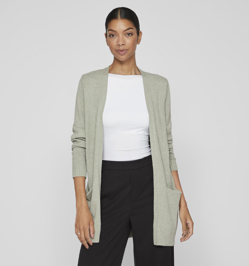 Vila Ril Cardigan en Vert kaki pour femmes (335427)