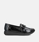 Remonte Zwarte Mocassins voor dames (360391) - geschikt voor steunzolen