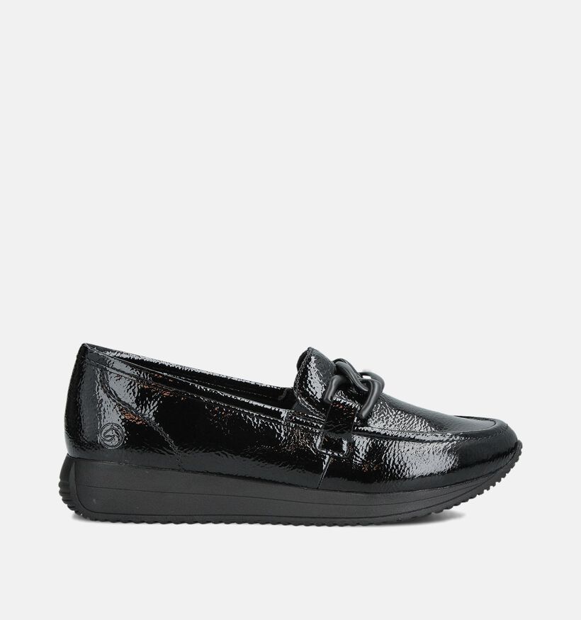 Remonte Zwarte Mocassins voor dames (360391) - geschikt voor steunzolen