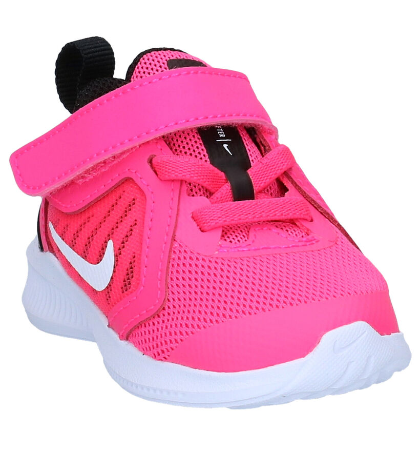 Nike Downshifter Baskets pour Bébé en Rose en textile (277537)