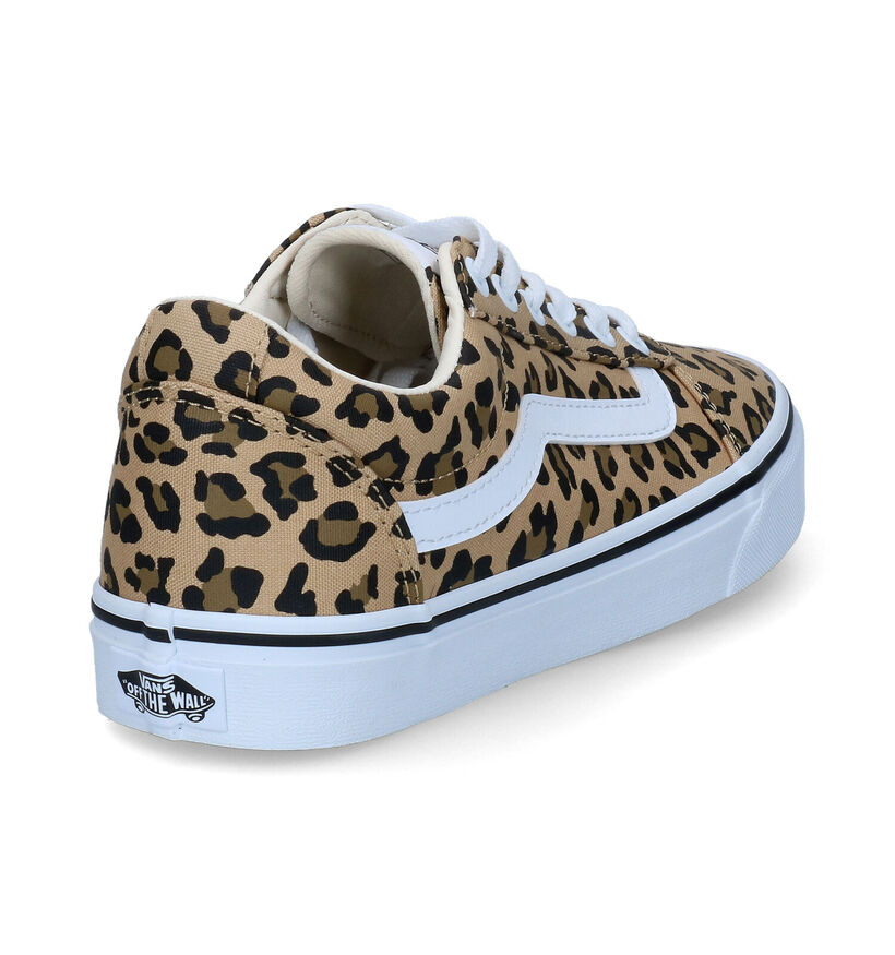 Vans Ward Baskets de skate en Rose pour femmes (327993)