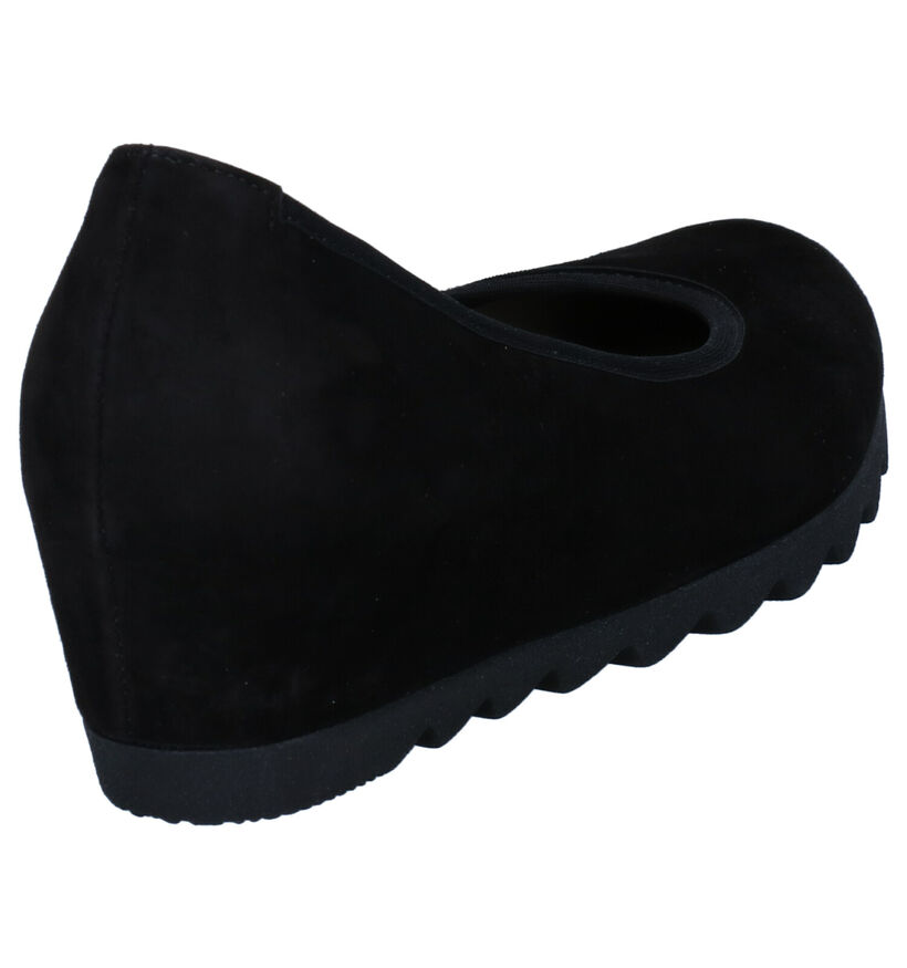 Gabor Sacchetto Zwarte Pumps in nubuck (282280)