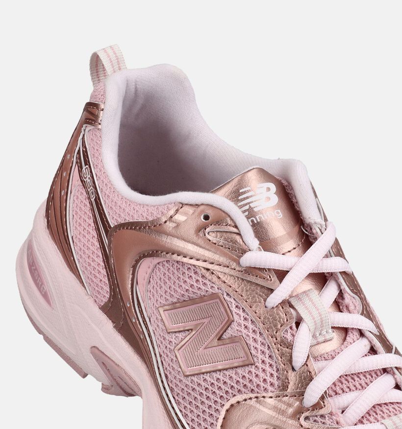 New Balance 530 Ros&eacute; Gouden/Lichtroze Sneakers voor dames (375009) - geschikt voor steunzolen