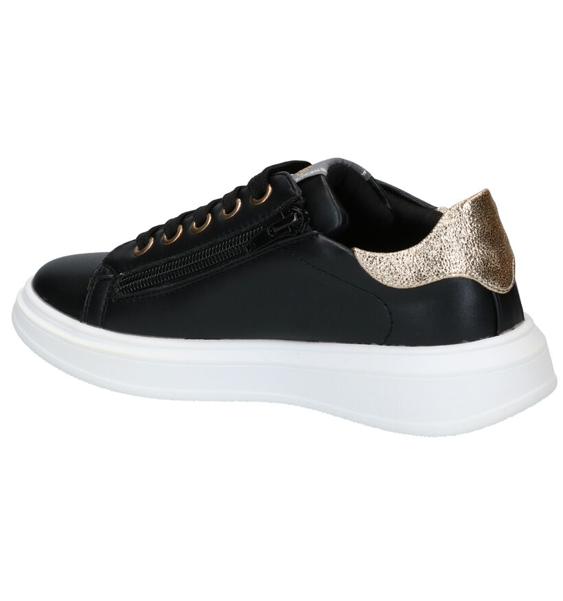 Asso Baskets basses en Noir en simili cuir (278458)