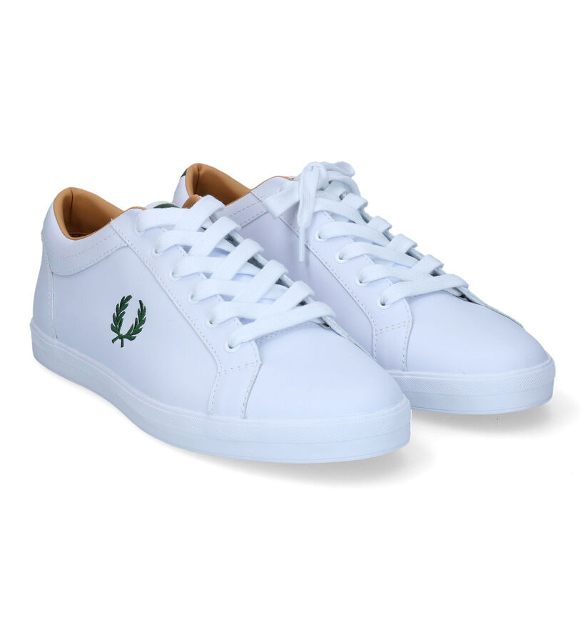 Fred Perry Baseline Chaussures à lacets en Blanc pour hommes (304477)