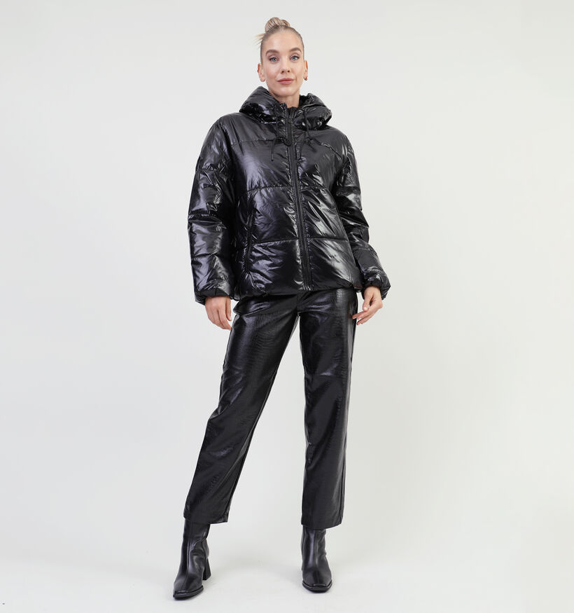 Vila Buda Zwarte Puffer jas voor dames (332092)