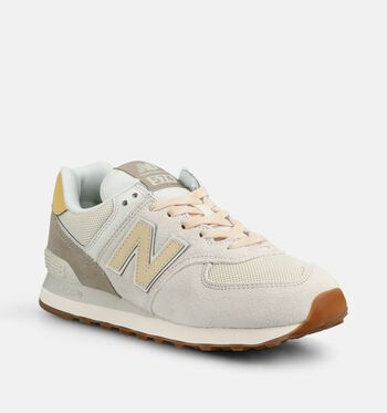 New Balance 574 Low Sneakers Beige/sea salt/linen/Medusa Green