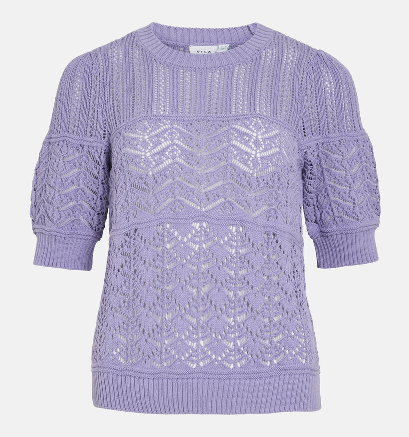 Vila Nya Pull crocheté en Lilas pour femmes (353021)