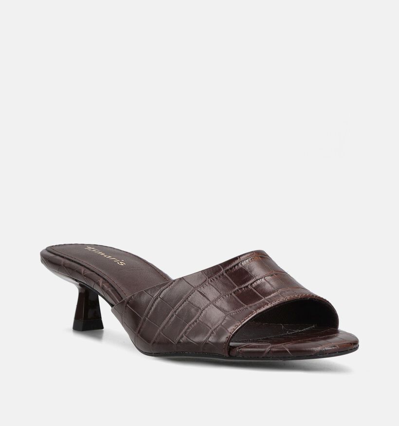 Tamaris Bruine Slippers met hak voor dames (373608)