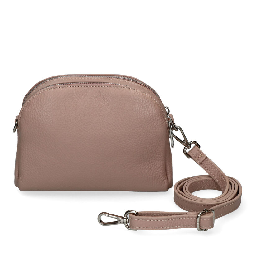 Time Mode Beige Crossbody Tas in leer (327474)