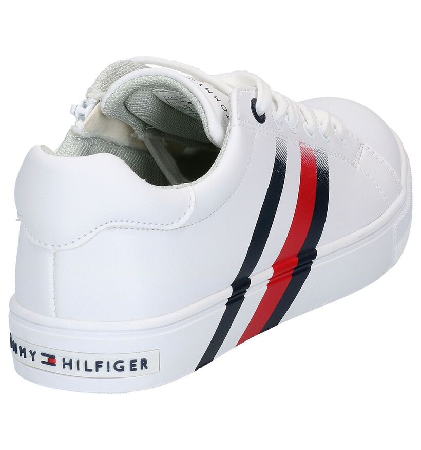 Tommy Hilfiger Witte Veterschoenen in kunstleer (266596)
