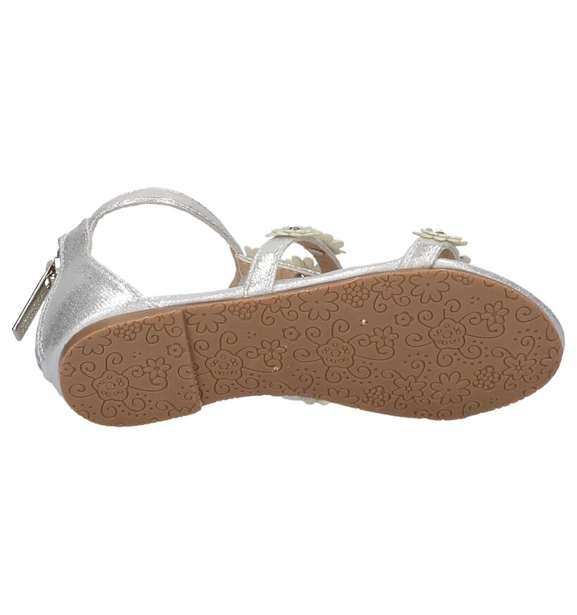 Zilveren Sandalen Milo & Mila in stof (209265)