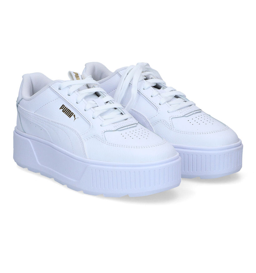 Puma Karmen Rebelle Witte Sneakers voor dames (311246) - geschikt voor steunzolen