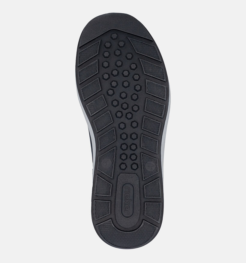 Rieker Chaussures plates en Bleu fonc&eacute; pour hommes (376518) - pour semelles orthop&eacute;diques